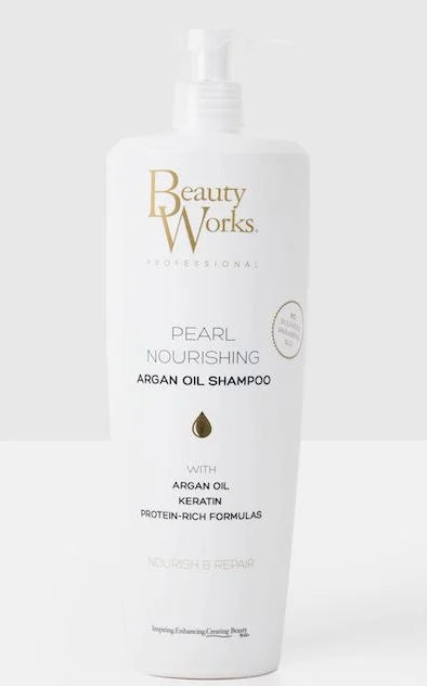 Beauty Works Pearl Nourishing Argan Oil Shampoo - 1L