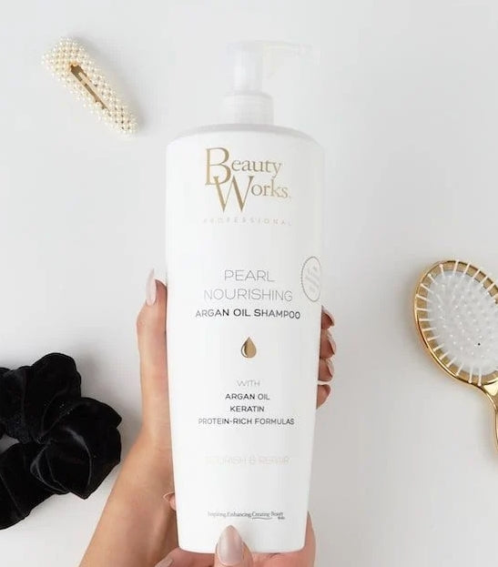 Beauty Works Pearl Nourishing Argan Oil Shampoo - 1L